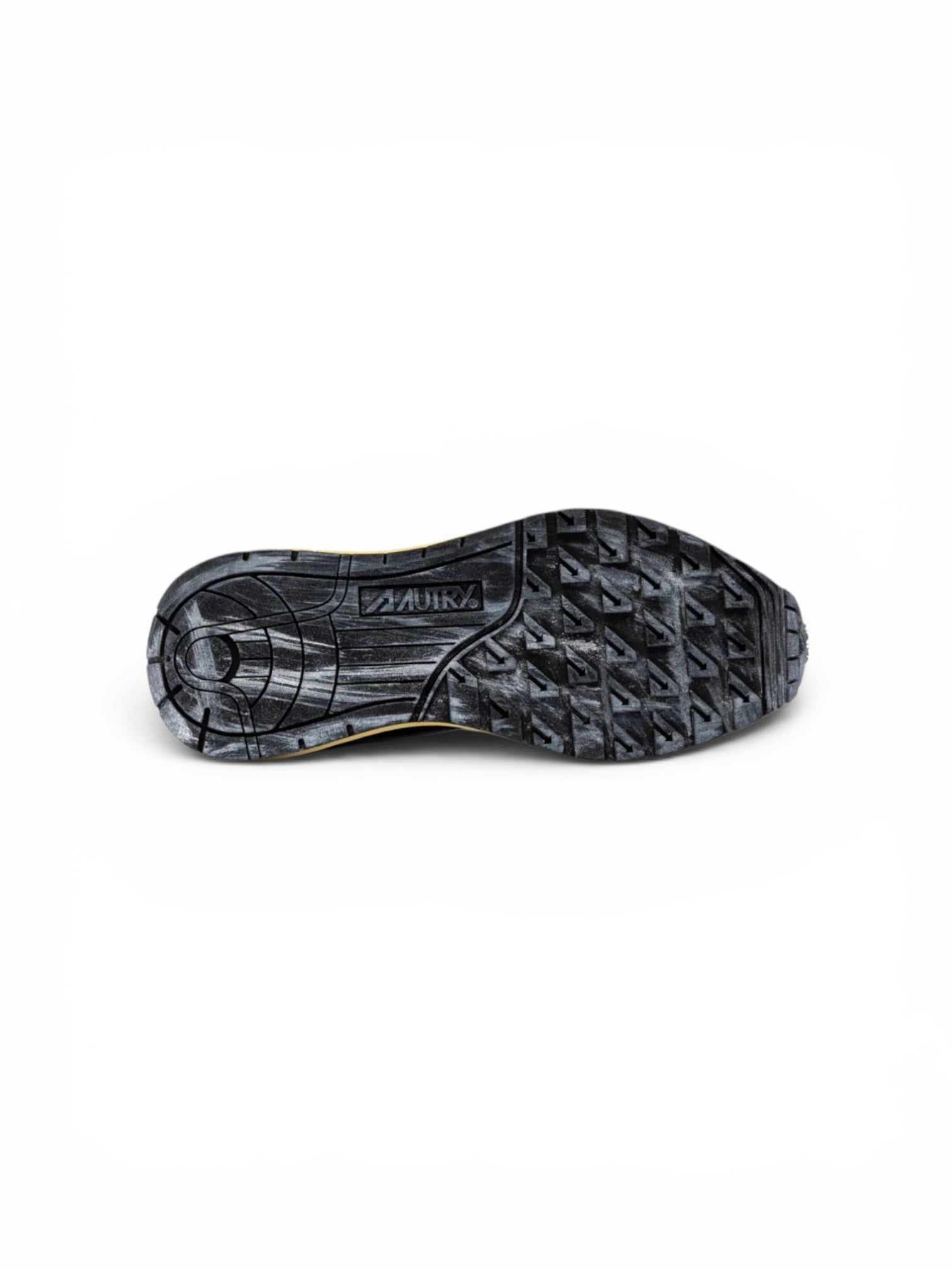 Autry Reelwind Low Sneakers in Black Sugar and Marshmallow Nylon and Suede - Steranko Clothing Manchester