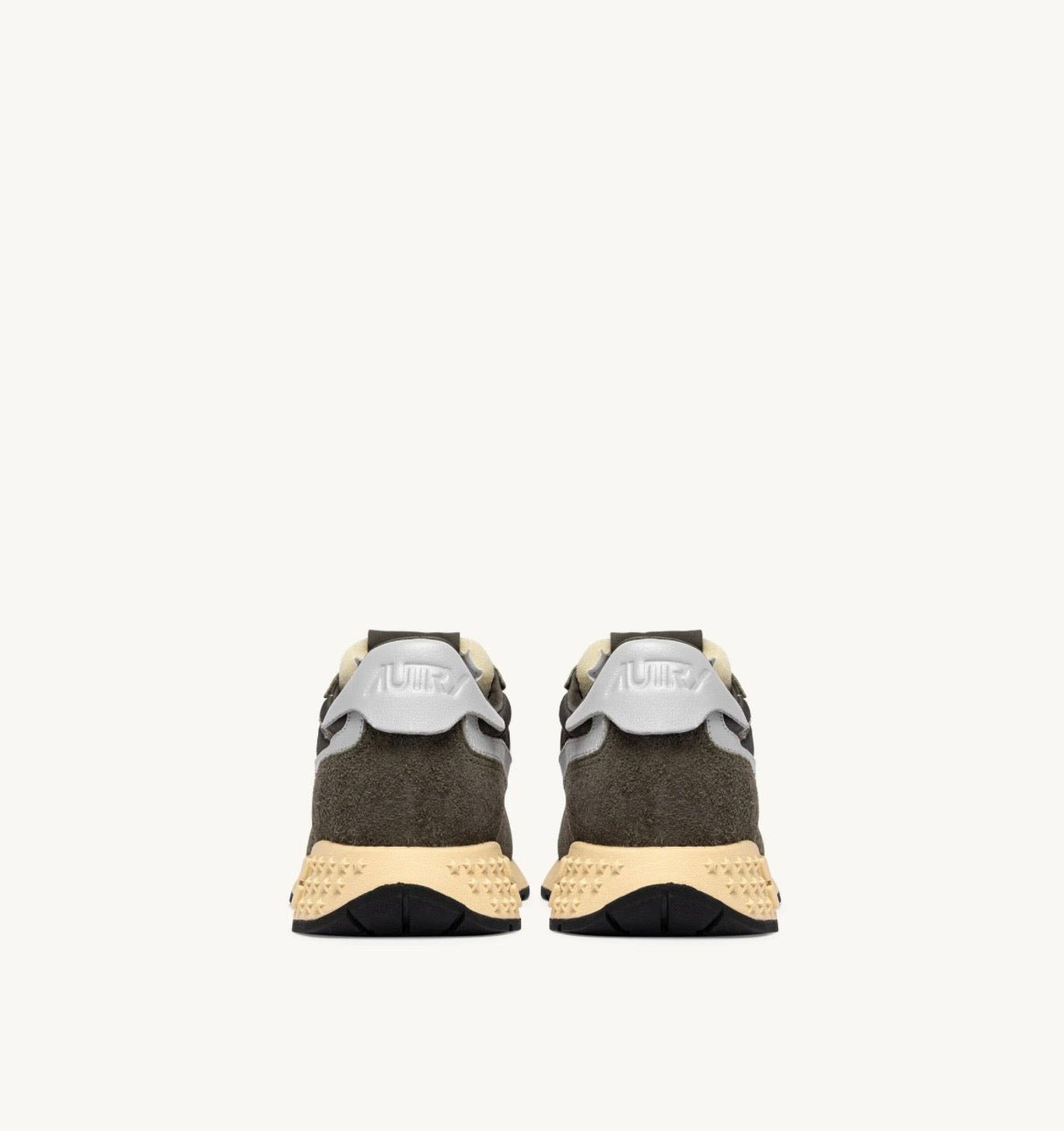 Autry Reelwind Low Sneakers Suede Olive Night / Harbour Mist - Steranko Clothing Manchester