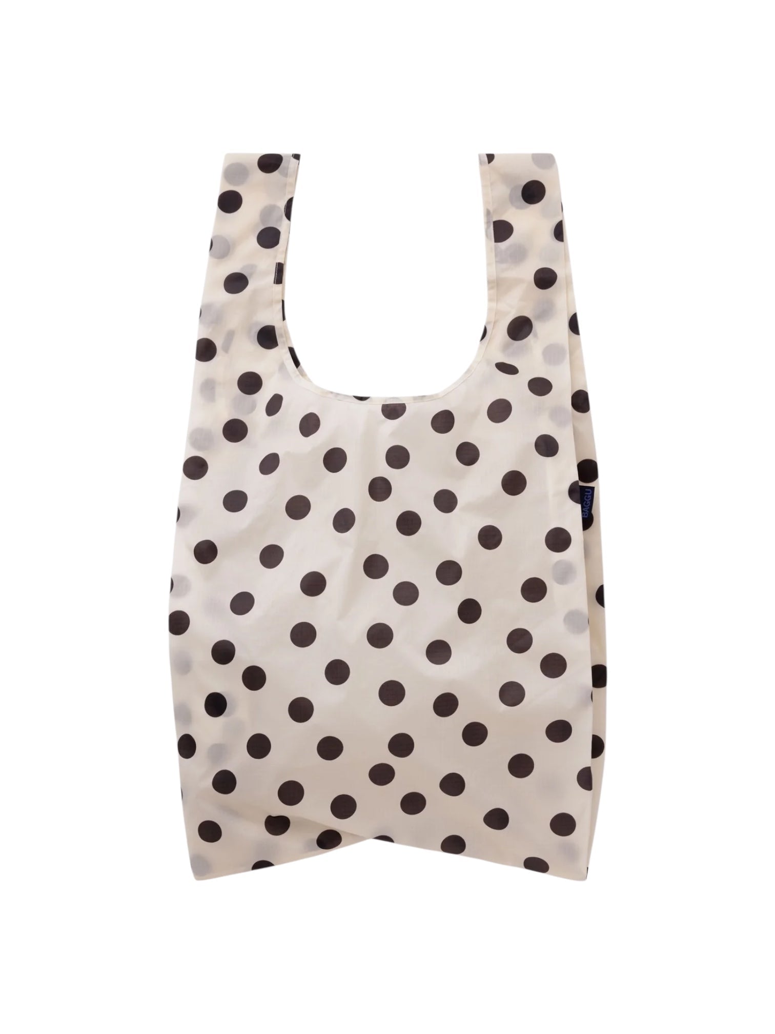 Baggu Big Shopper Cream And Black Polka Dot - Steranko Clothing Manchester