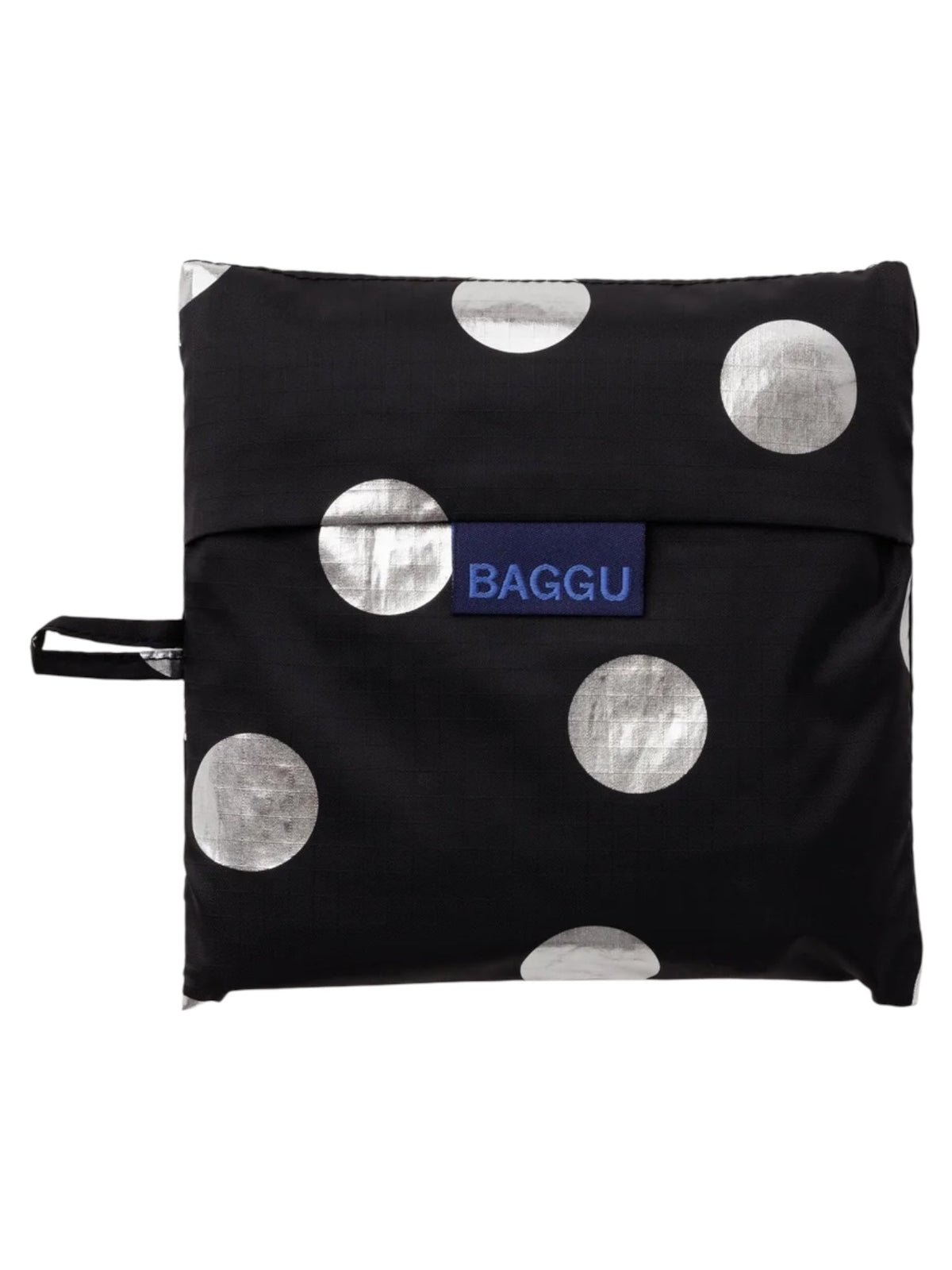 Baggu Big Shopper Silver Metallic Polka Dot - Steranko Clothing Manchester