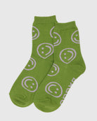 Baggu Crew Sock Pear Happy - Steranko Clothing Manchester