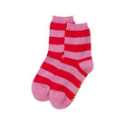 Baggu Crew Socks Pink Stripe - Steranko Clothing Manchester