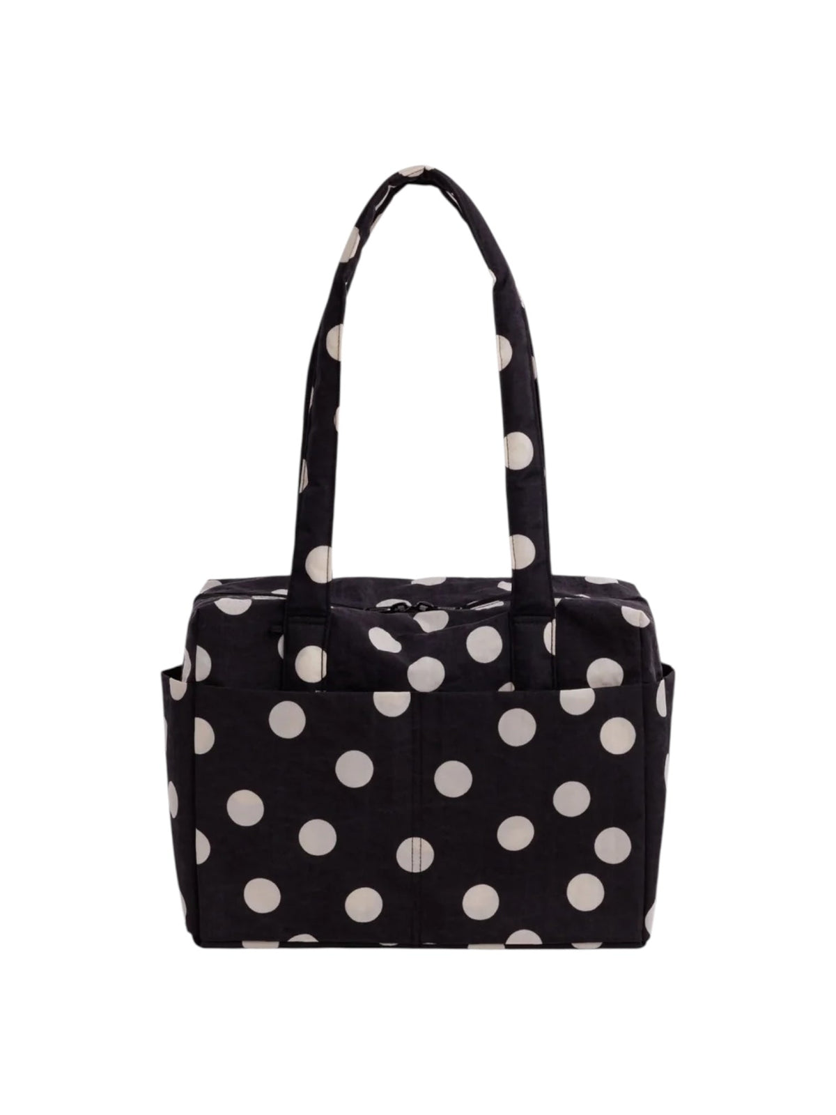 Baggu Everyday Cloud Bag Black & Cream Polka Dots - Steranko Clothing Manchester