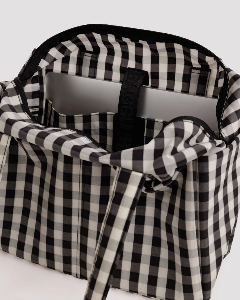 Baggu Everyday Cloud Bag Black/Cream Gingham - Steranko Clothing Manchester
