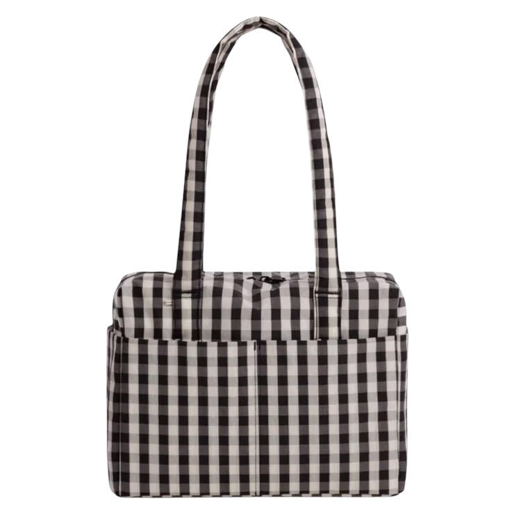 Baggu Everyday Cloud Bag Black/Cream Gingham - Steranko Clothing Manchester