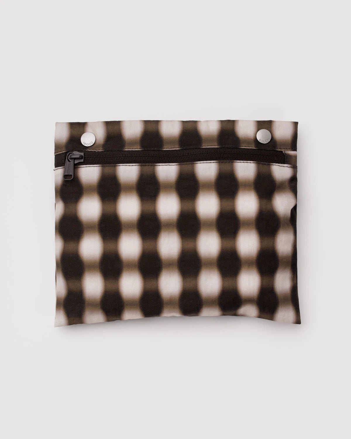 Baggu Everyday Cloud Bag Blurred Gingham Brown - Steranko Clothing Manchester