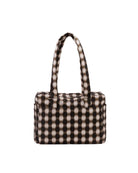 Baggu Everyday Cloud Bag Blurred Gingham Brown - Steranko Clothing Manchester