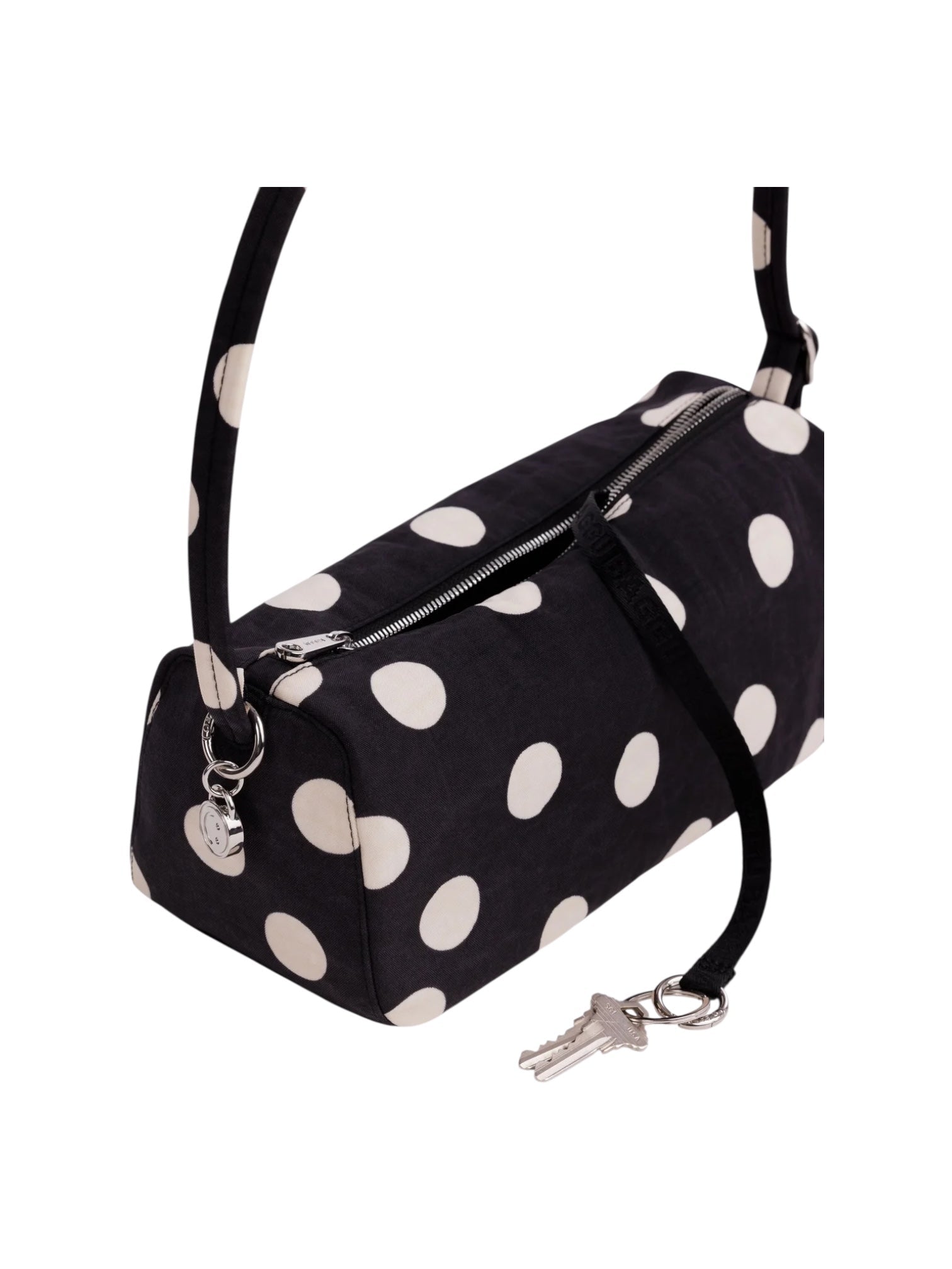 Baggu Loaf Bag Black and Cream Polka Dot - Steranko Clothing Manchester