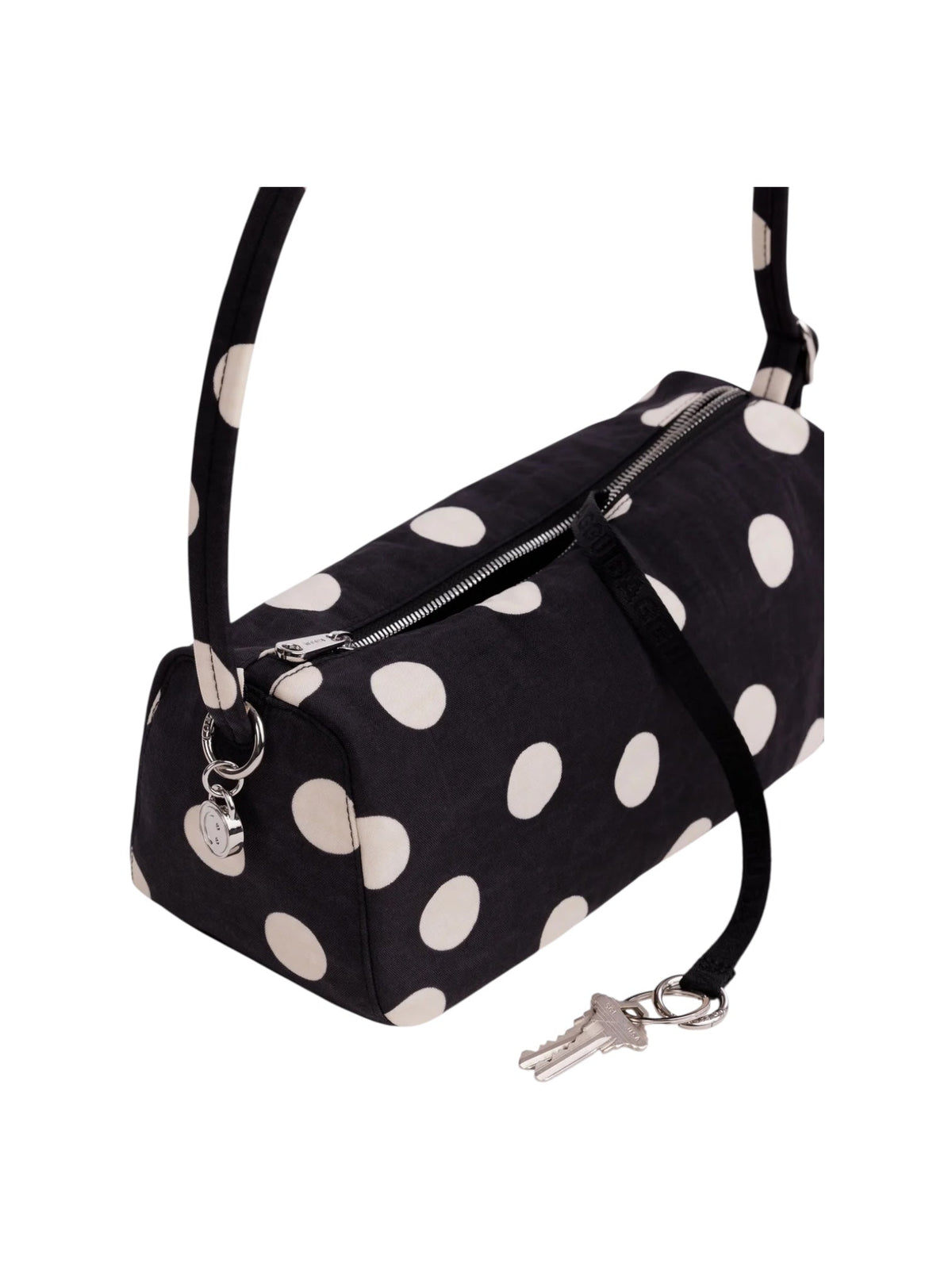 Baggu Loaf Bag Black and Cream Polka Dot - Steranko Clothing Manchester