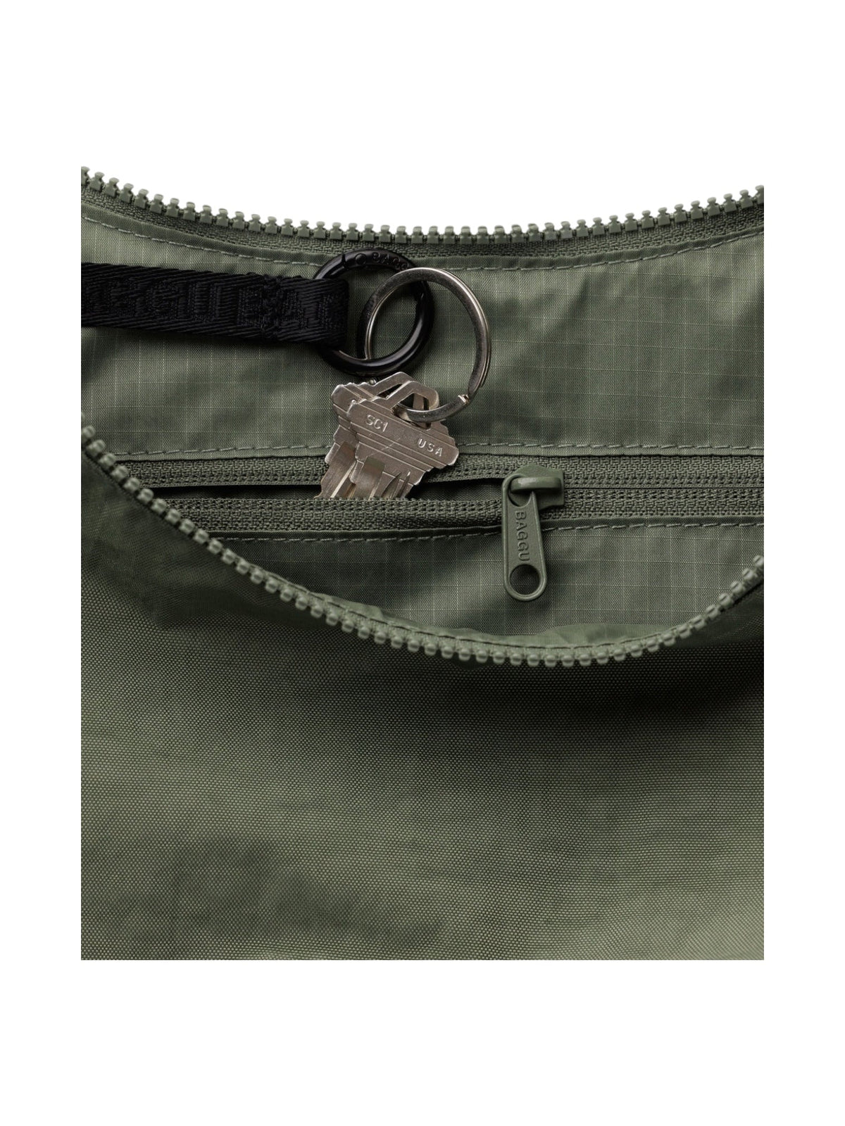 Baggu Medium Crescent Bag Caper - Steranko Clothing Manchester