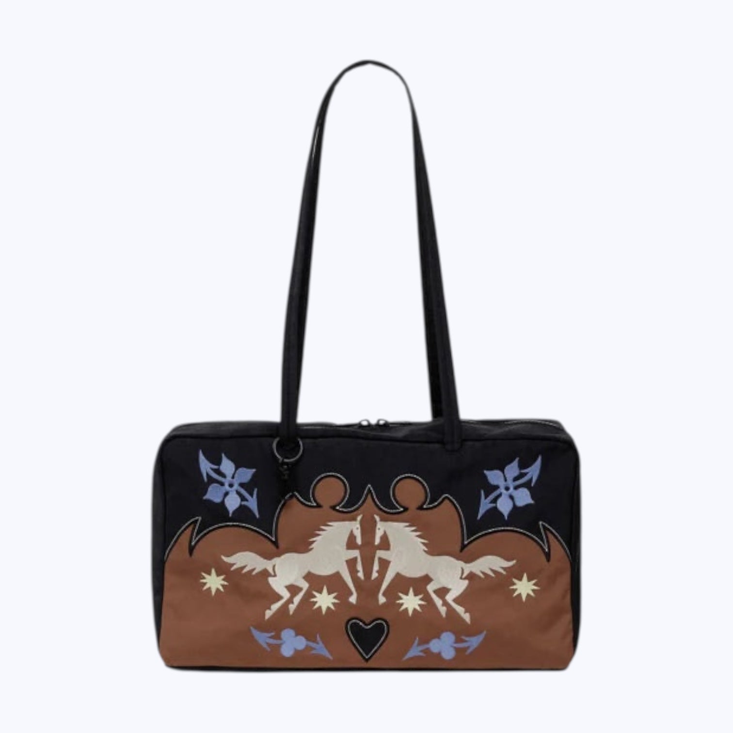 Baggu Medium Nylon Bowler Bag Western Appliqué - Steranko Clothing Manchester