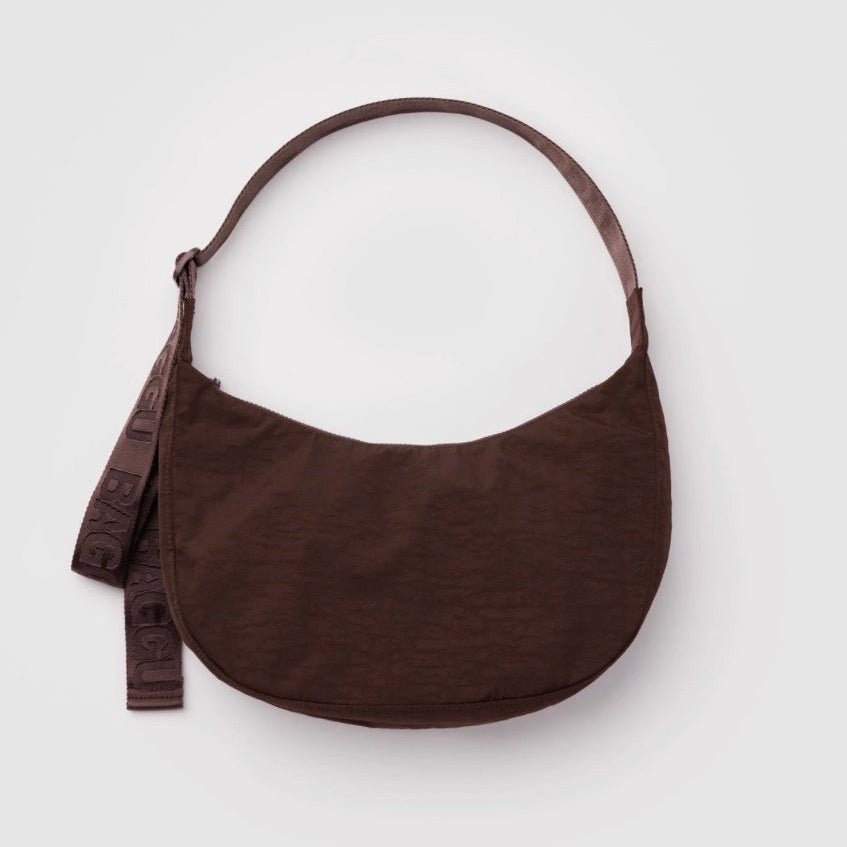 Baggu Medium Nylon Crescent Bag Coffee - Steranko Clothing Manchester