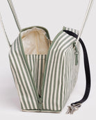 Baggu Nylon Bowler Bag Sage Stripe - Steranko Clothing Manchester