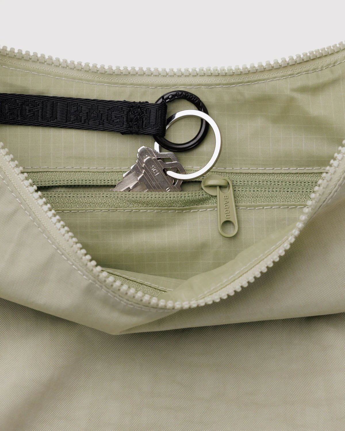 Baggu Nylon Crescent Bag Celadon - Steranko Clothing Manchester