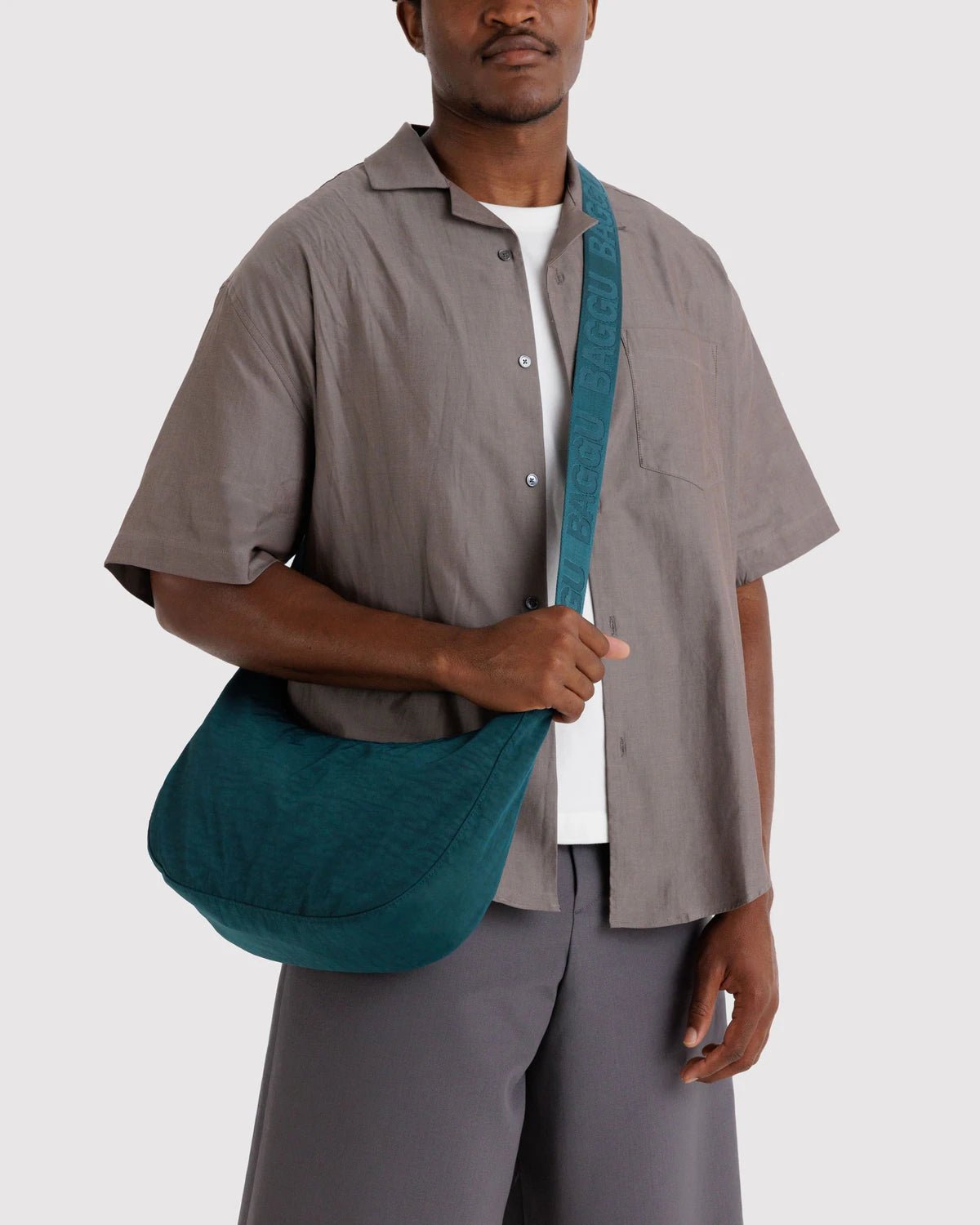 Baggu Nylon Crescent Bag Deep Sea - Steranko Clothing Manchester