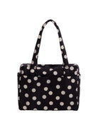 Baggu Small Cloud Carry-On Black & Cream Polka Dot - Steranko Clothing Manchester