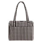Baggu Small Cloud Carry-On Black/Cream Gingham - Steranko Clothing Manchester