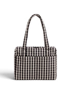 Baggu Small Cloud Carry-On Black/Cream Gingham - Steranko Clothing Manchester