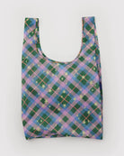 Baggu Standard Shopper Green Star Plaid - Steranko Clothing Manchester