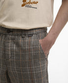 Barbour Fife Checked Short Neutral - Steranko Clothing Manchester
