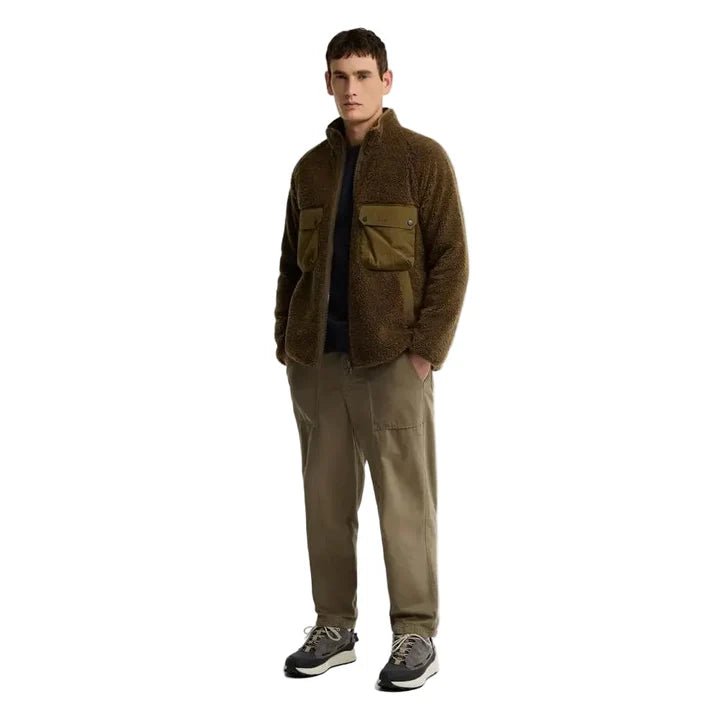 Barbour Lanton Hybrid Casual Jacket Beech - Steranko Clothing Manchester