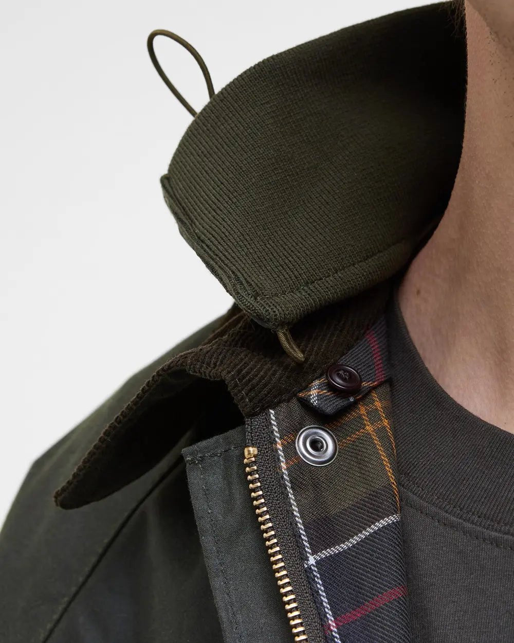 Barbour Modified Solway Waxed Jacket Olive - Steranko Clothing Manchester