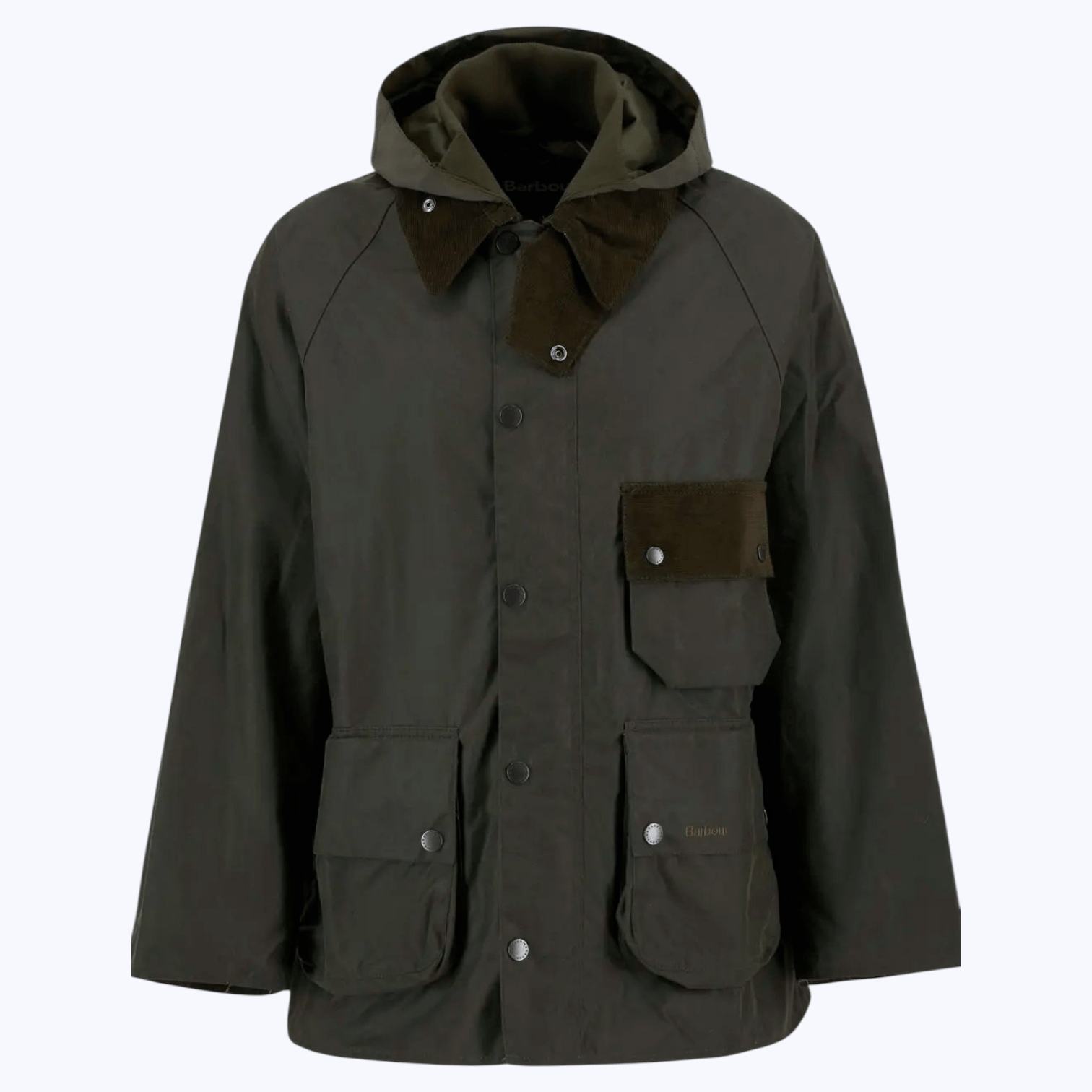 Buy online Barbour Modified Solway Waxed Jacket Olive Steranko