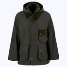 Barbour Modified Solway Waxed Jacket Olive - Steranko Clothing Manchester