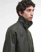 Barbour Modified Solway Waxed Jacket Olive - Steranko Clothing Manchester