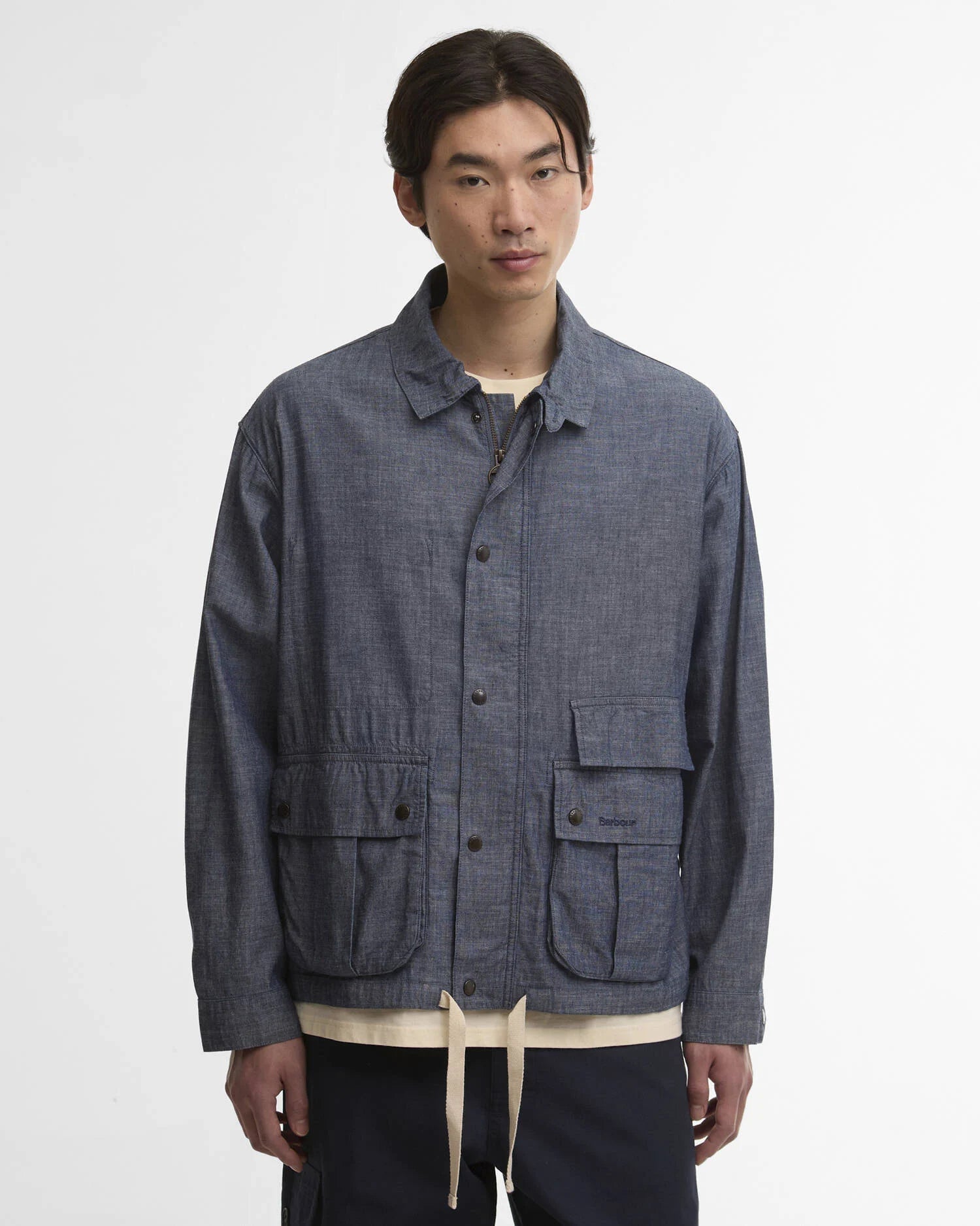 Barbour Modified Westoe Casual Jacket Chambray - Steranko Clothing Manchester