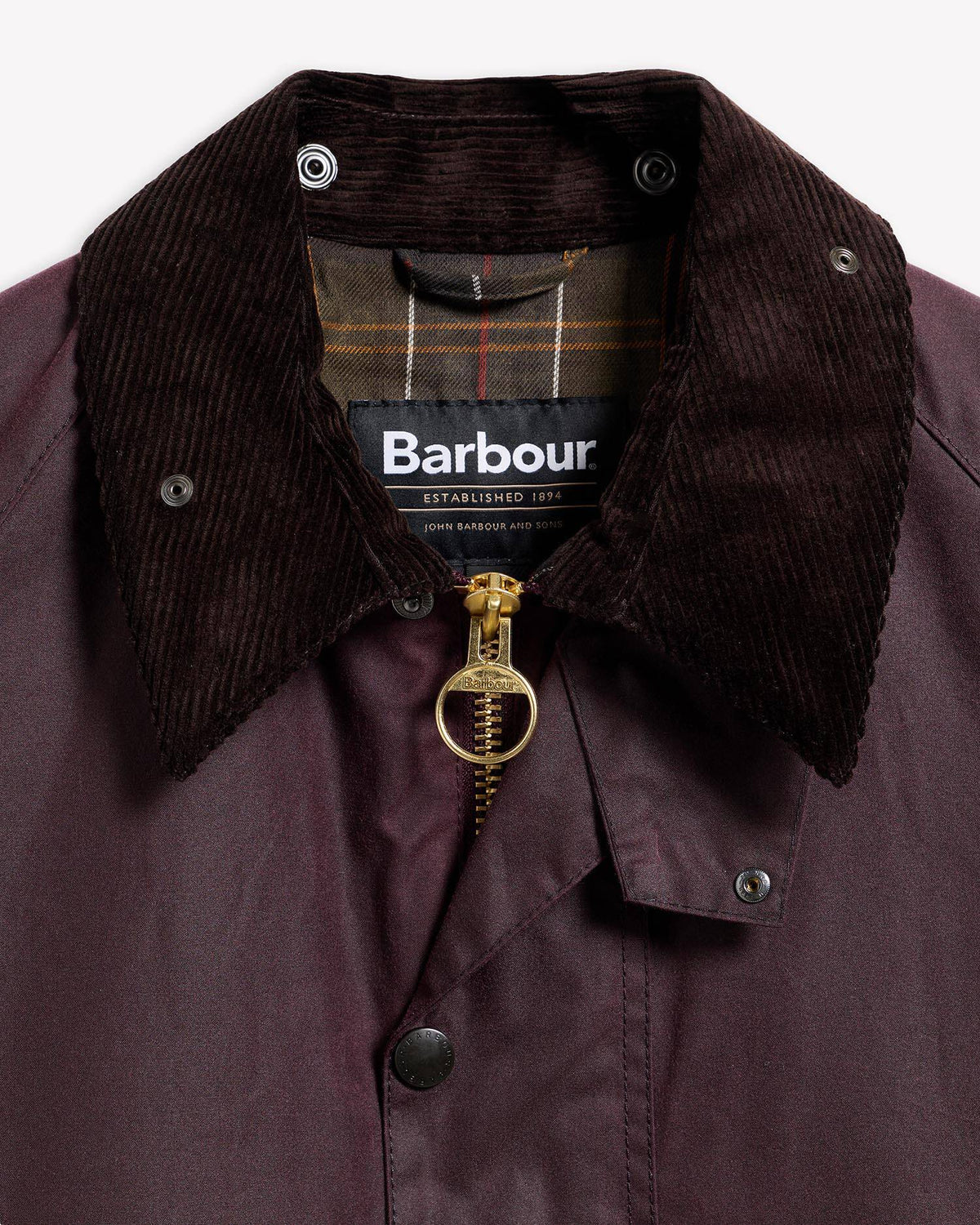 Barbour Oversized Transport Waxed Jacket Biking Red - Steranko Clothing Manchester