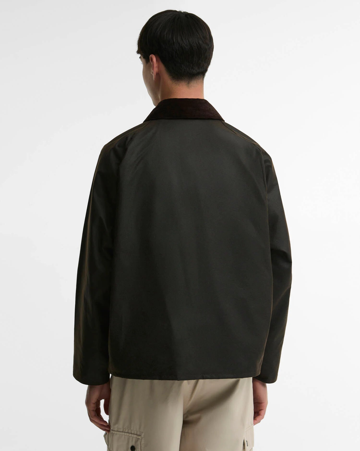 Barbour Oversized Transport Waxed Jacket Dark Brown - Steranko Clothing Manchester