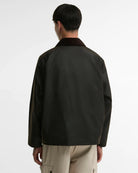 Barbour Oversized Transport Waxed Jacket Dark Brown - Steranko Clothing Manchester