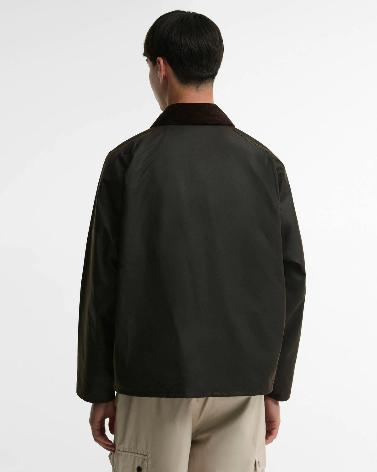 Barbour Oversized Transport Waxed Jacket Dark Brown - Steranko Clothing Manchester