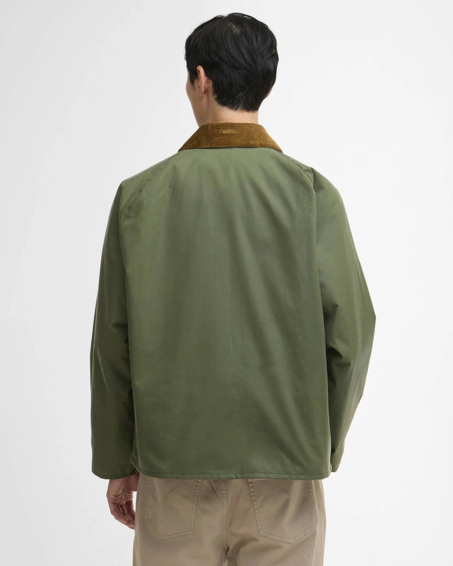 Barbour Oversized Transport Waxed Jacket Light Moss - Steranko Clothing Manchester