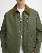 Barbour Oversized Transport Waxed Jacket Light Moss - Steranko Clothing Manchester