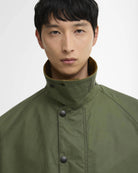 Barbour Oversized Transport Waxed Jacket Light Moss - Steranko Clothing Manchester