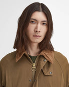 Barbour Peached Oversized Bedale Casual Jacket Dark Sand - Steranko Clothing Manchester