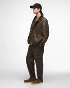 Barbour ReeRe - Engineered Utility Bedale Waxed Jacket Beech - Steranko Clothing Manchester