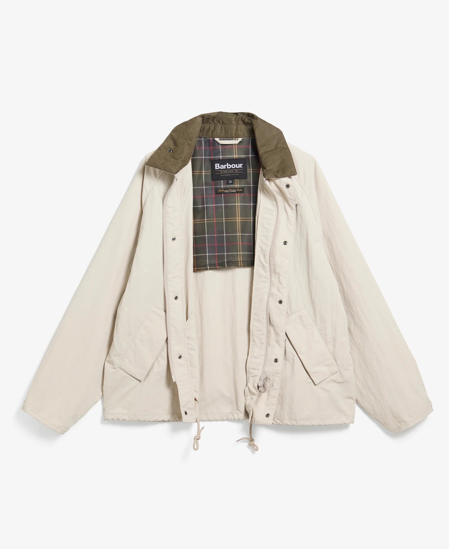Buy online Barbour Transport Nylon Casual Jacket Mist | Steranko