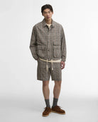 Barbour Westoe Check Casual Jacket Neutral Check - Steranko Clothing Manchester
