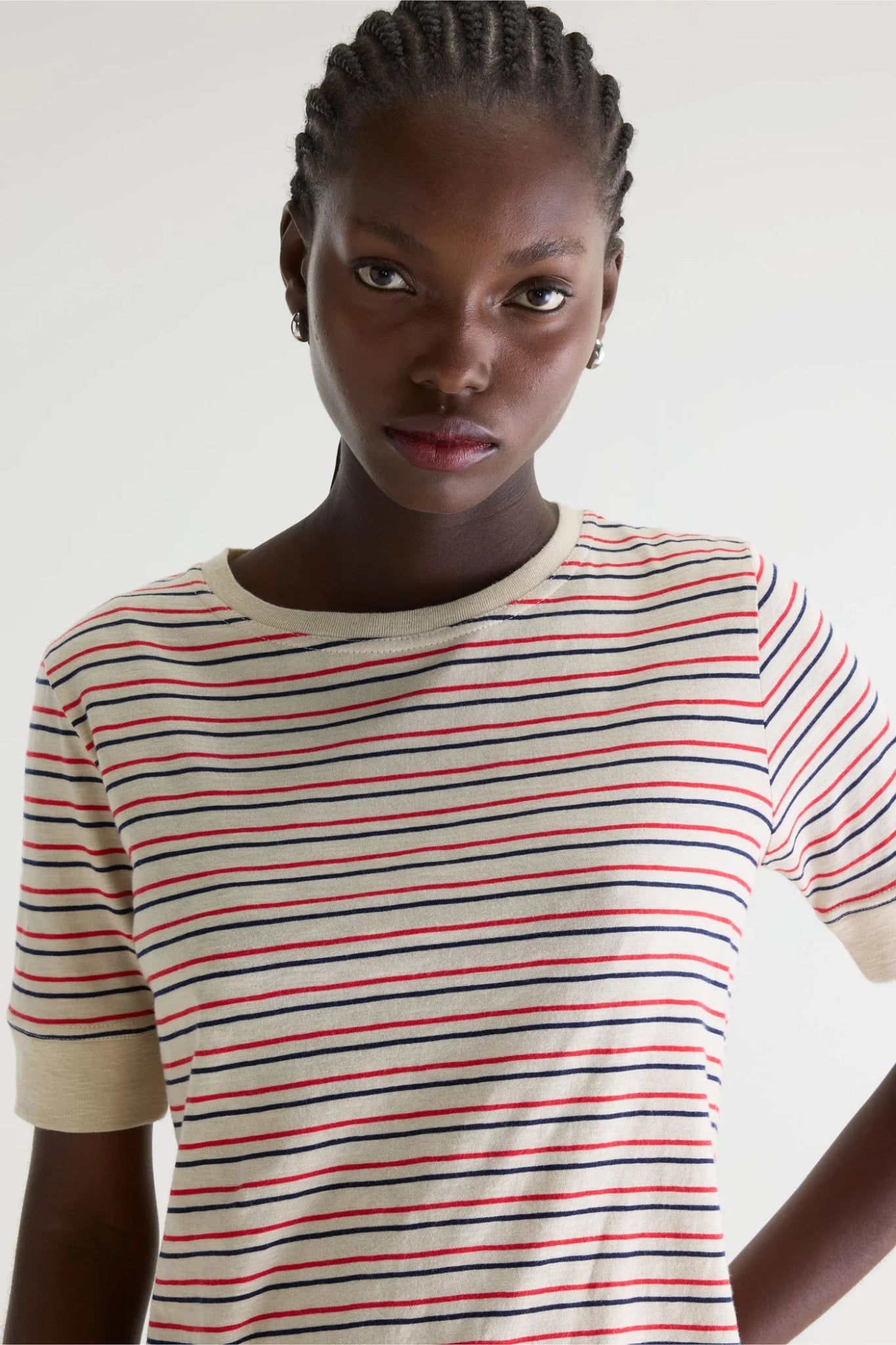 Bellerose Cias T-shirt Stripe A - Steranko Clothing Manchester