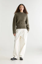 Bellerose Dateko Knit Dusty Olive - Steranko Clothing Manchester