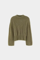 Bellerose Dateko Knit Dusty Olive - Steranko Clothing Manchester