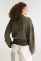 Bellerose Dateko Knit Dusty Olive - Steranko Clothing Manchester