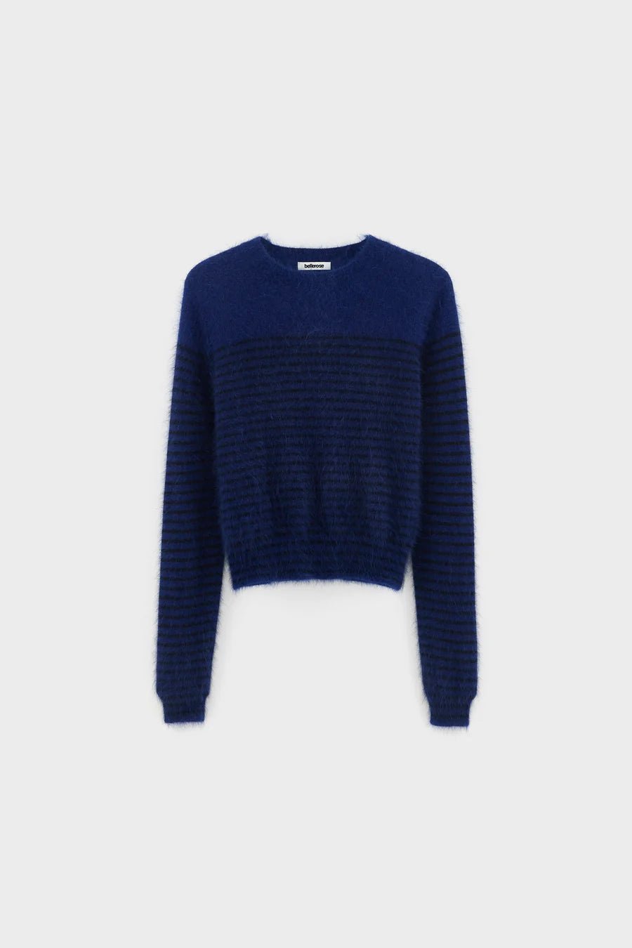 Bellerose Datir Crewneck Sweater Stripe A - Steranko Clothing Manchester