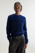 Bellerose Datir Crewneck Sweater Stripe A - Steranko Clothing Manchester