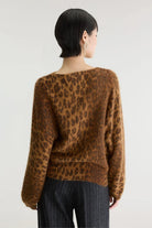 Bellerose Dioal Leopard Print Sweater - Steranko Clothing Manchester