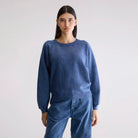 Bellerose Fella Relaxed Sweatshirt Blues - Steranko Clothing Manchester