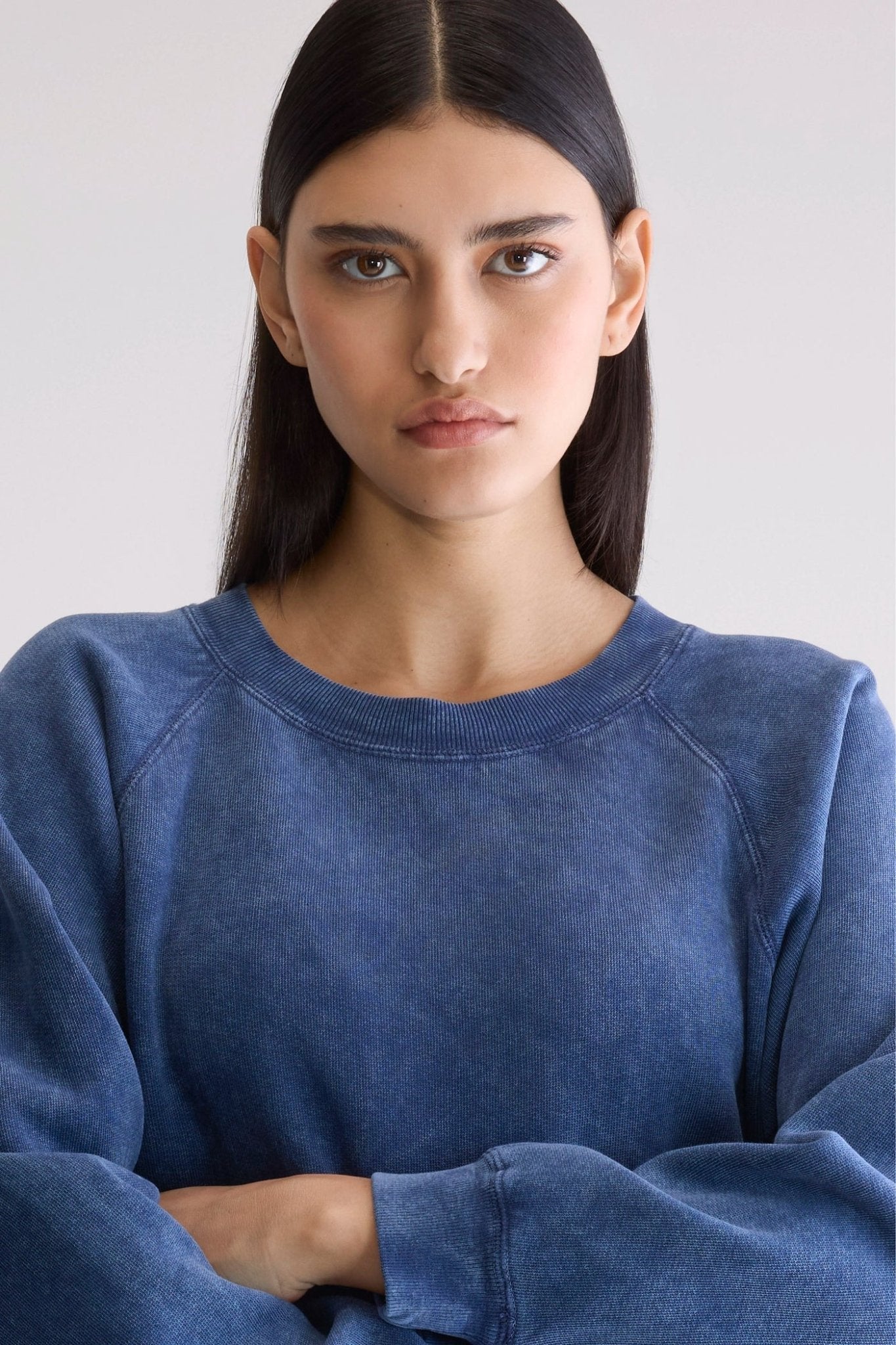 Bellerose Fella Relaxed Sweatshirt Blues - Steranko Clothing Manchester